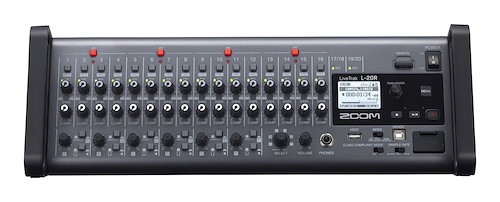 Consola Digital | De rack | Control por PC/IOS/IPAD (no incl ZOOM PRO L-20R - $ 1.697.484