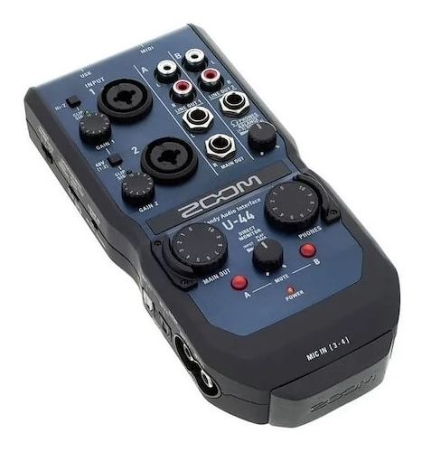 Placa Interfase | USB | 4 canales simultaneos | 24 bits/192k ZOOM PRO U44 - $ 262.368