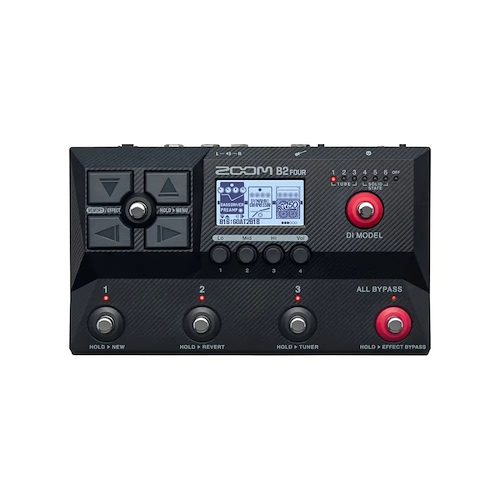 Pedalera | Para Bajo | 82 efectos | Efec simultaneos 6 | USB ZOOM B2 FOUR - $ 531.333