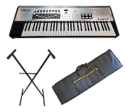 WORLDE Controlador MIDI KX61C + Funda + Soporte