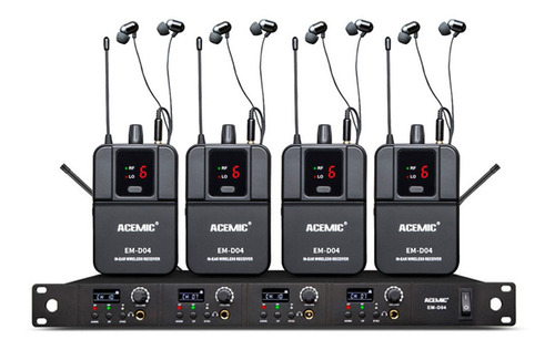 ACEMIC EM-D04 Four Channel Wireless In-Ear Monitor System