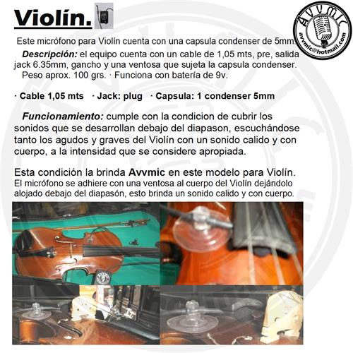 AVVMIC AVV-VIOLIN Violin