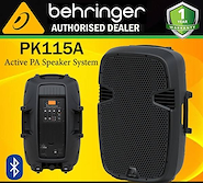 BEHRINGER PK115A Active 800W 15\ PA Speaker System Bluetooth