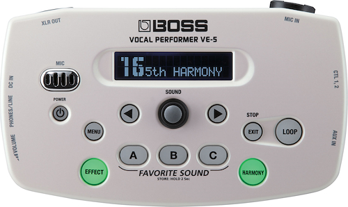 BOSS VE-5 Vocal Performer White