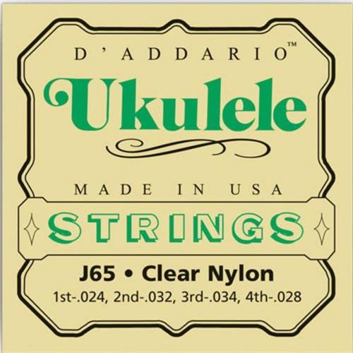 DADDARIO Strings J65 Encordado Ukelele Soprano Nylon