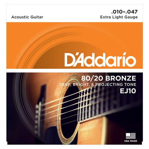 DADDARIO Strings EJ10 Extra Light 10-47
