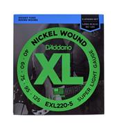 DADDARIO Strings EXL220-5 Super Light 5 Cuerdas 40-125