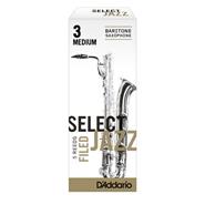 DADDARIO Woodwinds RSF05BSX3S Saxo Baritono Reeds Filed #3 Soft