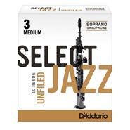 DADDARIO Woodwinds RRS10SSX2M Saxo Soprano Reeds Unfiled #2 Medium