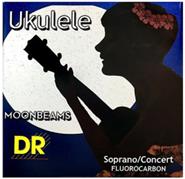 DR DR2UK Encordado Ukelele Soprano Concert Trasnparen