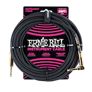 ERNIE BALL P06058 25'' Braided Instrument Cable Black