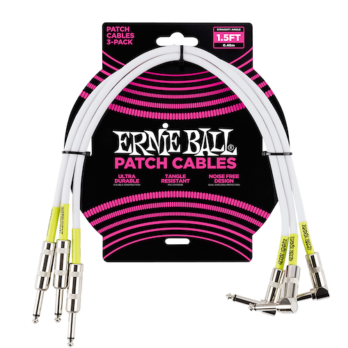 ERNIE BALL P06056 1.5'' Interpedal Cable 3-Pack