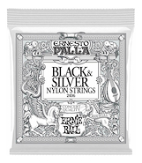 ERNIE BALL P02406 ERNESTO PALLA NYLON BLACK & SILVER