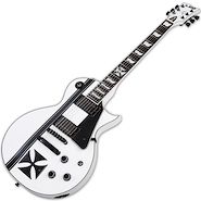 ESP LTD IRON CROSS SW SNOW WHITE JAMES HETFIELD METALLICA