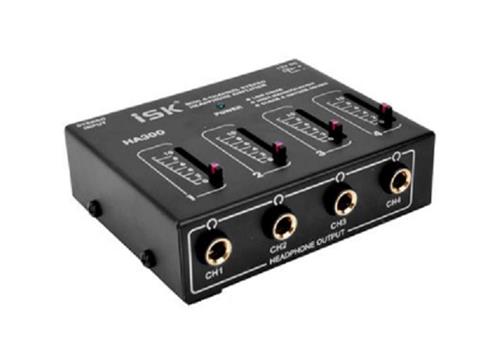 ISK HA300 Amplificador de Auriculares 4 canales