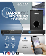 JAHRO SR215G  Barra Sonido 2.1 Bluetooth