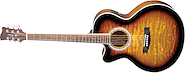 JAY TURSER JTA-424QCET-LH-TSB Tabaco Sunburst Zurda