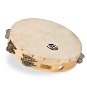 LATIN PERCUSSION CP380 LP® 10" TAMBOURINE WITH HEAD DOUBLE ROW