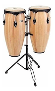 LATIN PERCUSSION CP640AWB SET DE CONGAS NATURAL WOOD