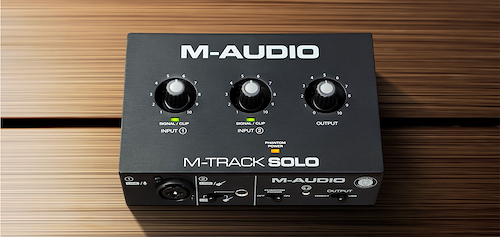 M-AUDIO MTRACK SOLOII 2-channel USB Audio Interface