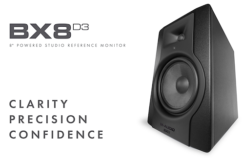 M-AUDIO BX8 D3 Studio Monitors (par)