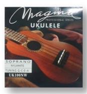 MAGMA 3769 UK100NW Cuerdas Ukelele Soprano Nylon White