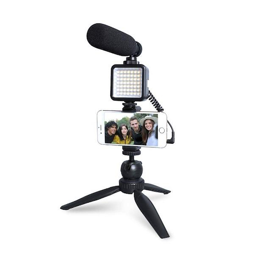 MAONO AU-CM11PL Microphone Recording with Led Light Vlog