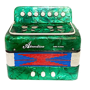 PARQUER UC-218GREEN Acordeon Verdulera Niños Verde