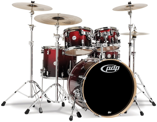PDP PDCM2215RB CONCEPT MAPLE RED SPARKLE TO BLACK FADE