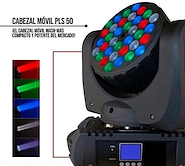 PLS PLS50 LED Wash de 36LED x 3W (R8/G10/B10/W8)