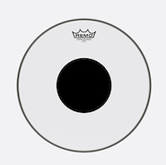 REMO CS-0114-10 CONTROLLED SOUND® CLEAR BLACK DOT™ DRUM