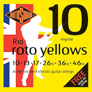 ROTOSOUND R10 NICKEL ROTO YELLOWS | 10-46