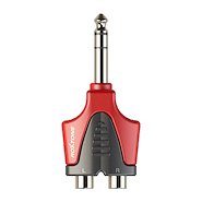 ROXTONE RPAN330 Adaptador Plug 6.3 St A 2 Rca (300/15)
