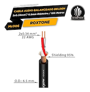 ROXTONE MC006 Rollo 100mts Balanceado