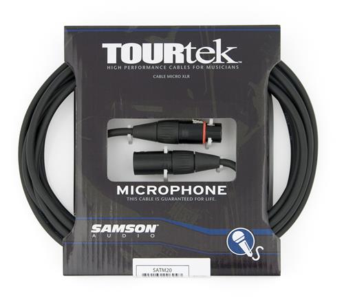 SAMSON TM20 20'  6.60mt Microphone Cable Tourtek