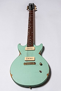 SLICK  GUITARS SL60 MELODY MAKER SURF GREEN