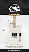 SMITH GTX100 Telecaster RW White Black