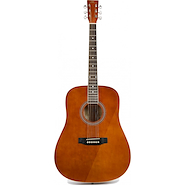 SX SD104GBR Dreadnought Marron Brillante