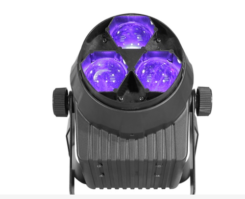 TECSHOW Nebula Zoom Par LED con zoom - 3 LEDs RGBW 4-en-1