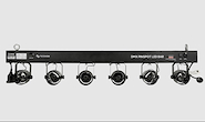 TECSHOW DMX Pinspot LED Bar KIT Kit 8 unidades + Flightcas