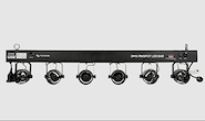 TECSHOW DMX Pinspot LED Bar KIT Kit 8 unidades + Flightcas