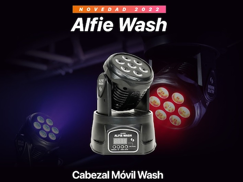 TECSHOW Alfie Wash LZ-G Cabezal móvil Wash y Láser. 6 LEDs