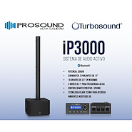 TURBOSOUND IP3000 Extremely wide sound dispersion