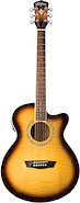 WASHBURN EA15ATB Mini Jumbo Aged Tea Burst