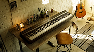 YAMAHA P125AB sencillo y minimalista