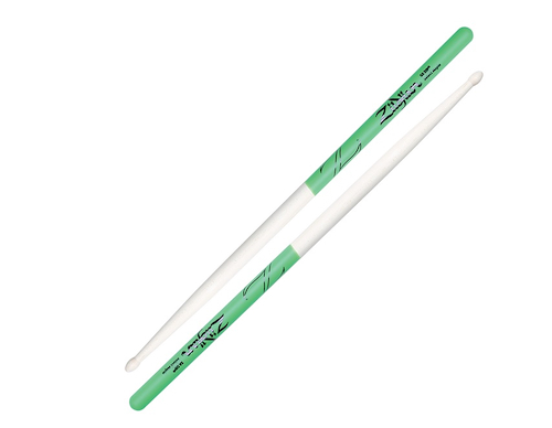ZILDJIAN Z5AMDG 5A MAPLE GREEN DIP DRUMSTICKS