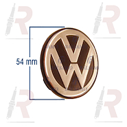 EMBLEMA VW GOL (LLANTA)AB9/POLO NEGRO/CRO