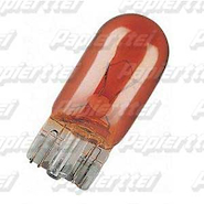 LAMPARA 12V 1P (STD) MUELA POS. 5W VIDRIO AMBAR