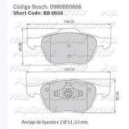 PASTILLA FORD ECOSPORT (DEL) KTIC -FOCUS 08/.. -KUGA .../1
