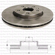 DISCO CH CRUZE (FR/DEL/VENT) 11/... -AVEO -D276MM X A45.5M